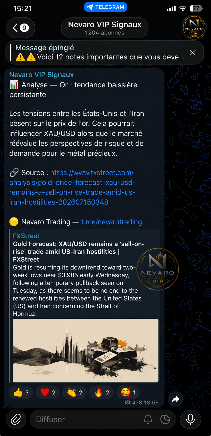 Analyse macro-économique en temps réel Nevaro Trading